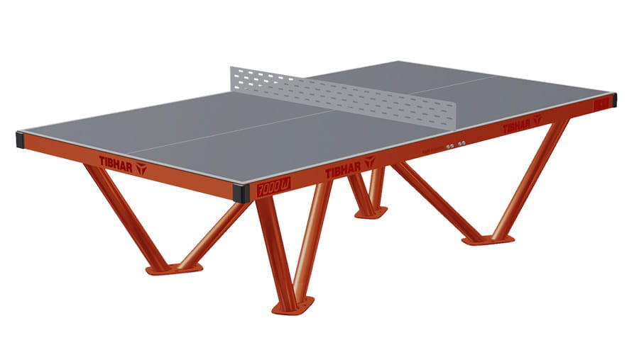 Tibhar Outdoor Tischtennisplatte 7000W Orange