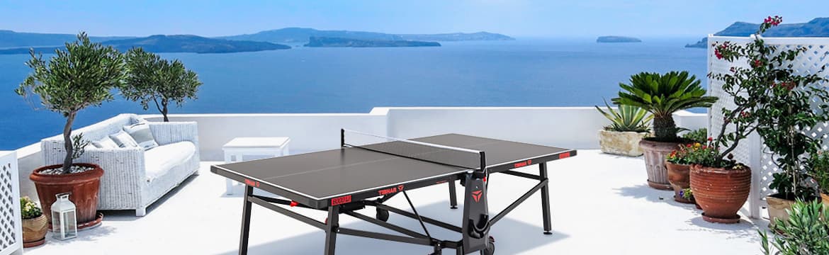 Beste Outdoor Tischtennisplatte für Familien: Tibhar 8000W
